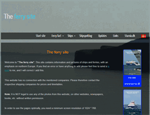 Tablet Screenshot of ferry-site.dk